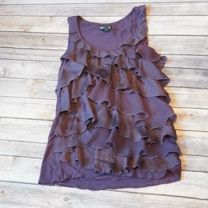 💥$5 WHEN BUNDLED! XL Wet Seal Deep plum top
